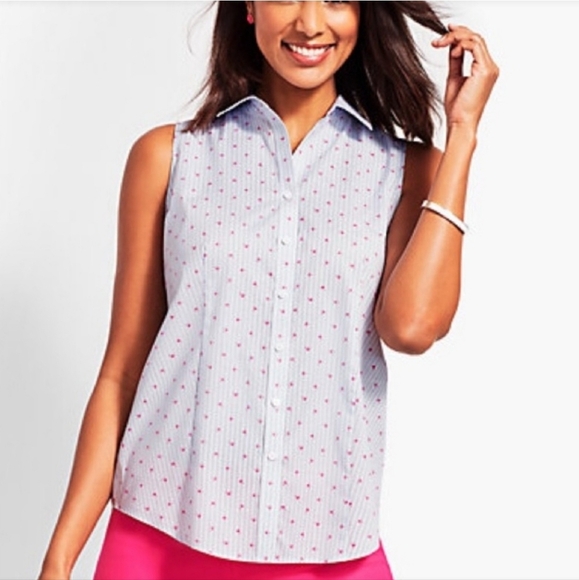 Talbots Tops - Talbots Button Up Sleeveless Top